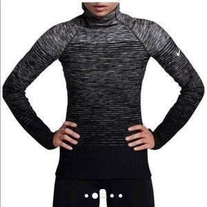 Pink Nike pro turtleneck sweater